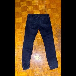 Fashion nova black ripped skinny Jean